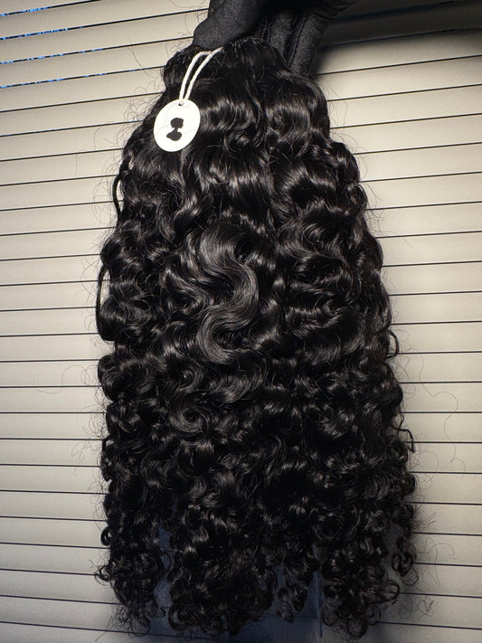 Crotchet Human Hair  Extensions