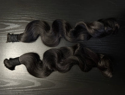 Body Wave Bulk Human Hair Extensions for Braiding 100g