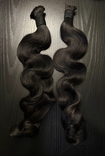 Body Wave Bulk Human Hair Extensions for Braiding 100g