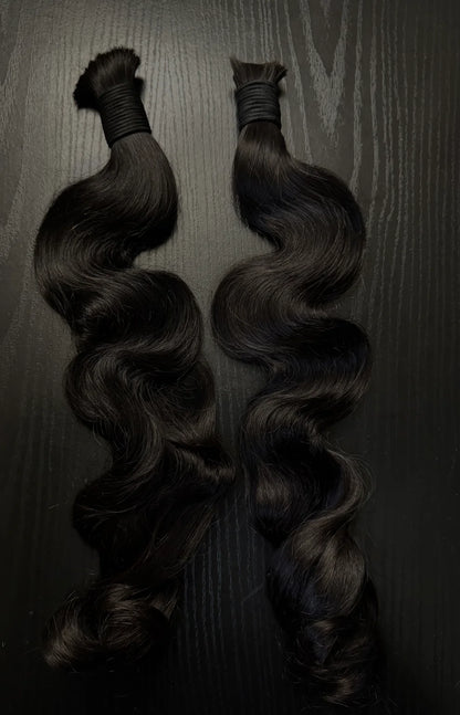 Body Wave Bulk Human Hair Extensions for Braiding 100g